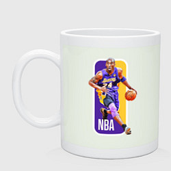 Кружка керамическая NBA Kobe Bryant, цвет: фосфор