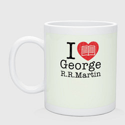 Кружка керамическая I Love George Martin, цвет: фосфор