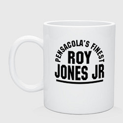 Кружка керамическая Roy Jones Jr, цвет: белый