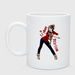 Кружка керамическая Lindsey Stirling, цвет: белый