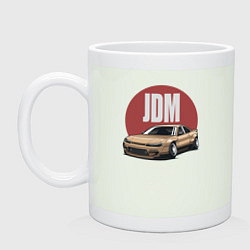 Кружка керамическая JDM, цвет: фосфор