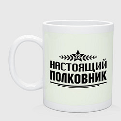 Кружка керамическая Настоящий полковник, цвет: фосфор