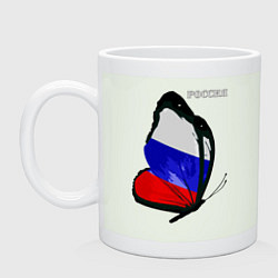 Кружка керамическая Россия, цвет: фосфор