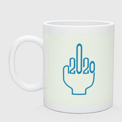 Кружка керамическая F*ck 2020, цвет: фосфор