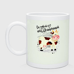 Кружка керамическая С Новым Годом, цвет: фосфор