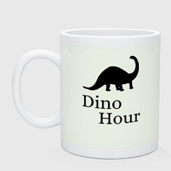 Кружка керамическая DinoHour, цвет: фосфор