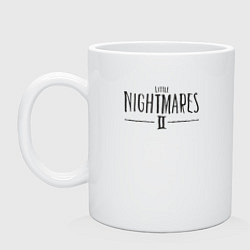 Кружка керамическая Little Nightmares 2, цвет: белый
