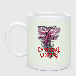Кружка керамическая Cannibal Corpse Труп Каннибала Z, цвет: фосфор