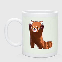 Кружка керамическая Нападение милой панды, цвет: фосфор