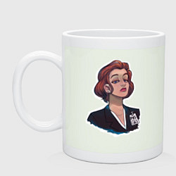 Кружка керамическая Dana FBI, цвет: фосфор