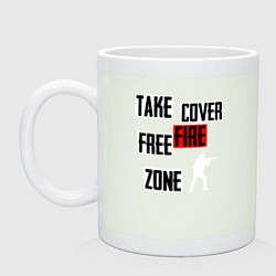 Кружка керамическая Battlegrounds zone, цвет: фосфор