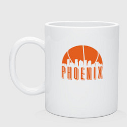 Кружка керамическая Phoenix City, цвет: белый