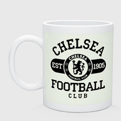 Кружка керамическая Chelsea Football Club, цвет: фосфор