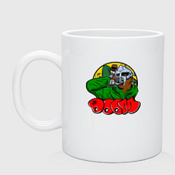 Кружка керамическая Doom Rappin, цвет: белый