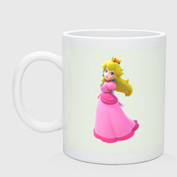 Кружка керамическая Princess Peach, цвет: фосфор