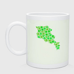 Кружка керамическая Green Armenia, цвет: фосфор