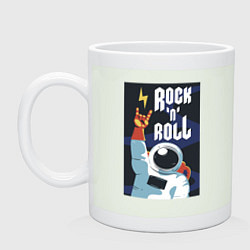 Кружка керамическая Space Rocknroll, цвет: фосфор