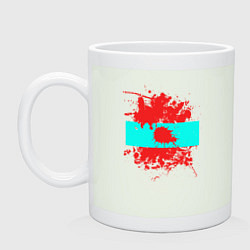 Кружка керамическая Bloody Dexter, цвет: фосфор