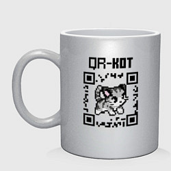 Кружка QR код QR кот