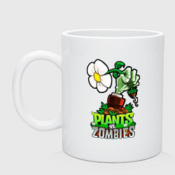 Кружка Plants vs Zombies рука зомби