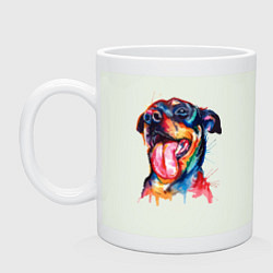 Кружка Color rottweiler