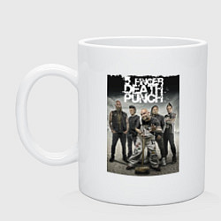 Кружка керамическая Five Finger Death Punch!, цвет: белый