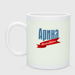 Кружка керамическая Арина Limited Edition, цвет: фосфор