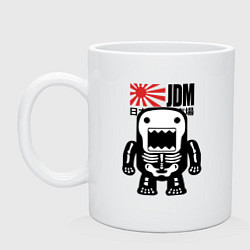 Кружка керамическая JDM Japan Monster, цвет: белый
