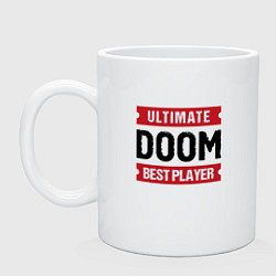 Кружка керамическая Doom Ultimate, цвет: белый