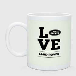 Кружка керамическая Land Rover Love Classic, цвет: фосфор
