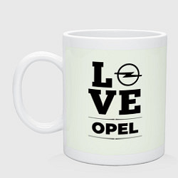 Кружка керамическая Opel Love Classic, цвет: фосфор