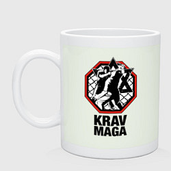 Кружка керамическая Krav-maga ring, цвет: фосфор