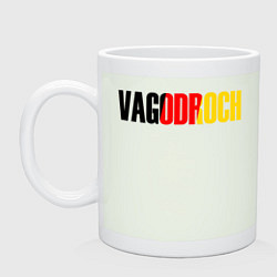 Кружка керамическая VAGODROCH, цвет: фосфор