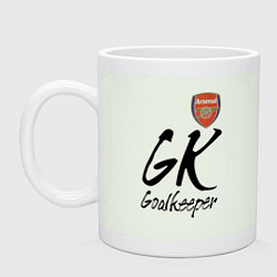 Кружка керамическая Arsenal - London - goalkeeper, цвет: фосфор