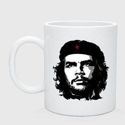 Кружка керамическая Ernesto Che Guevara, цвет: белый
