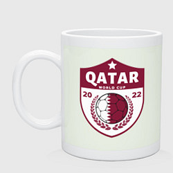 Кружка керамическая Qatar - World Cup, цвет: фосфор