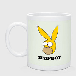 Кружка керамическая Simpboy - rabbit Homer, цвет: фосфор