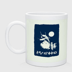Кружка керамическая Тоторо и друзья, цвет: фосфор