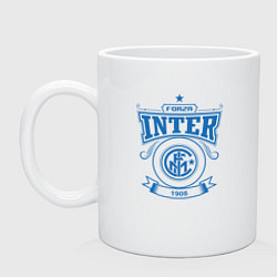 Кружка керамическая Forza Inter, цвет: белый