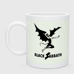 Кружка керамическая Black Sabbath, цвет: фосфор