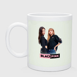 Кружка керамическая Blackpink kpop, цвет: фосфор