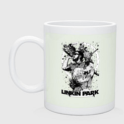 Кружка керамическая Linkin Park all, цвет: фосфор