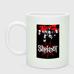 Кружка керамическая Slipknot - all, цвет: фосфор