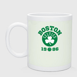 Кружка керамическая Boston Celtics 1986, цвет: фосфор