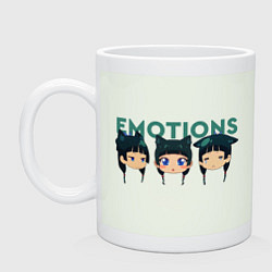 Кружка керамическая Maomao emotions Apothecary Diaries, цвет: фосфор