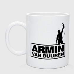 Кружка керамическая Armin van buuren, цвет: белый