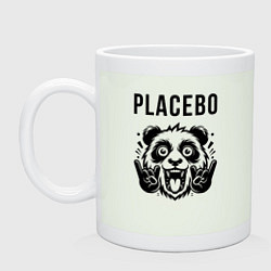 Кружка керамическая Placebo - rock panda, цвет: фосфор