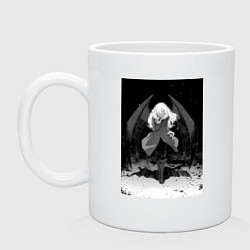 Кружка керамическая О моём перерождении в слизь Римуру Темпест с крыль, цвет: белый