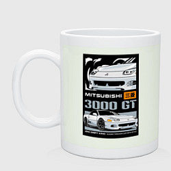 Кружка керамическая Mitsubishi GT, цвет: фосфор