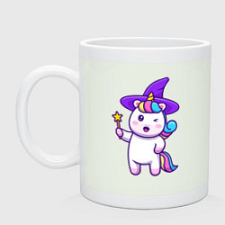 Кружка керамическая Фея единорожка, цвет: фосфор